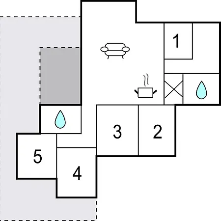 5 Bedroom Cozy In Hejls